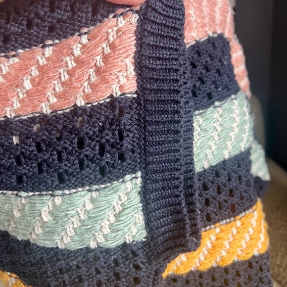 ANTHROPOLOGIE - MULTICOLORED PONCHO - ONE SIZE - Picture 5 of 8